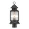 Westinghouse Fixture Post Top Outdoor Lantern 60W Weatherby Weathered Bronze Clear Glass 6113300 - alternate 3